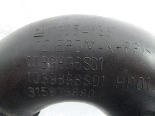 pipe air OPEL ASTRA J IV 1.7 CDTI A17DTR