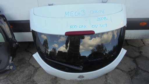 MEGANE 3 COUPE 2009 ЗАДНІ ДВІРІ OV369