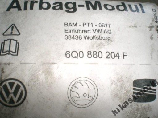 AIR BAG airbag passeggero IBIZA CORDOBA POLO FABIA