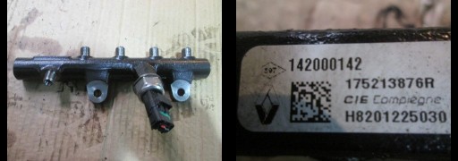 injection ramp NISSAN PULSAR 1,5DCI 175213876R