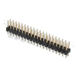 Lišta PH 2x40 pin rovná dvojitý raster 2.54mm