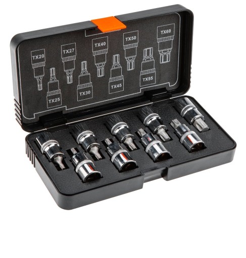 NEO НАБОР ТОРЦЕВЫХ ГОЛОВОК TORX 08-707 НАБОР 9CZ