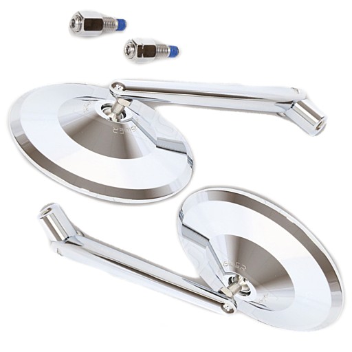 803-1011 - Хромовані круглі дзеркала YAMAHA VN XV TRIUMPH