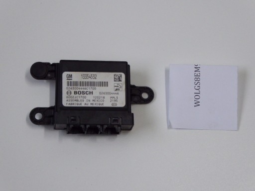 Module PARKTRONIKA PDC 13354532 OPEL INSIGNIA A KOMBI