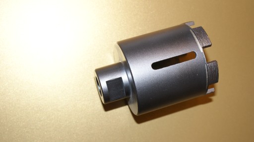 dierová píla, diamantové jadro s priemerom 50 mm.