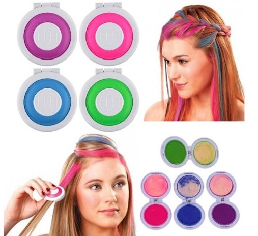 Kolorowe Pasemka Hot Huez Farbki W Pudrze 4 Kolory 6923117919 Allegro Pl