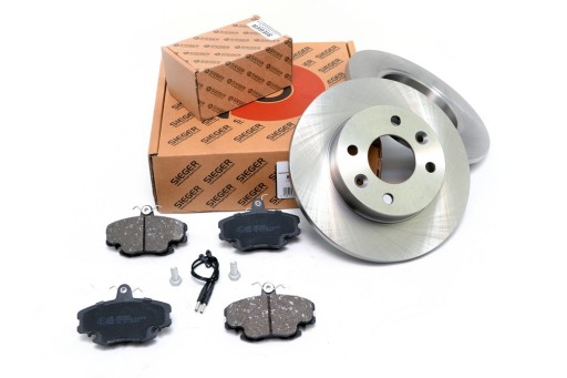 Диски 238мм колодки передние Renault Twingo 1996-2007