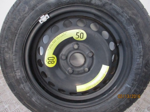 wheel disc tyre 5Q0 R16 7,5 MM spare tyre