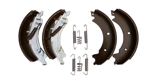 KP-02 - Накладки оси KNOTT тормозные колодки барабан 200X50