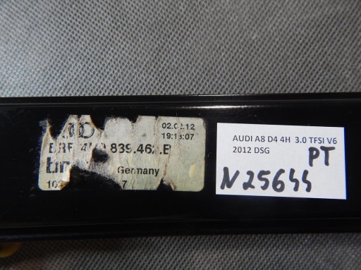 AUDI A8 D4 4H mechanism windows right rear part 4H0839462B