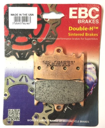 FA158HH - КОЛОДКИ ПЕРЕДНІ SUZUKI GSF 400 650 1200 1250 BANDIT