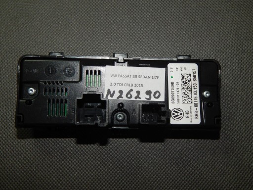 VW PASSAT B8 PANEL of the air conditioning rear part 3G0907049B