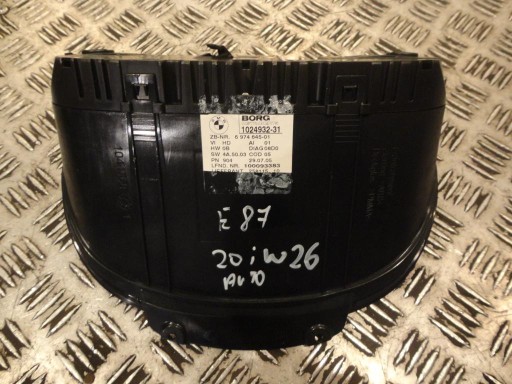 dials dials BMW E81 E82 E87 E88 9422324 1 9
