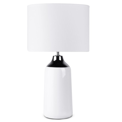 Lampka Nocna Biurkowa Stolowa Biala Led Konsimo 7551334394 Allegro Pl