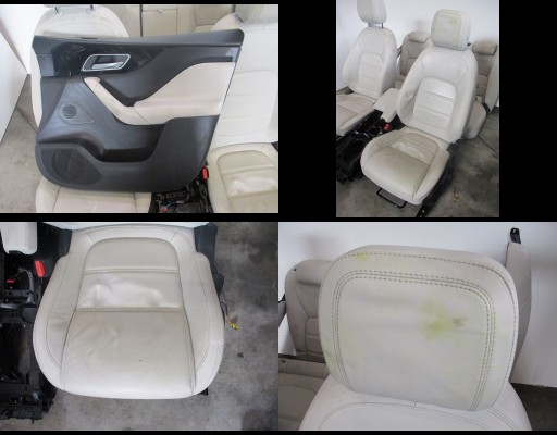 upholstery leather seats JAGUAR F PACE