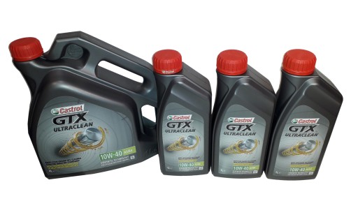МАСЛО CASTROL GTX ULTRACLEAN 10W40 7L 4L + 3X 1L