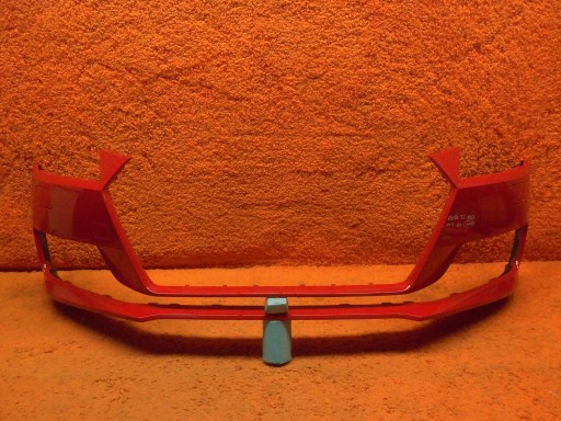 14r- Audi TT III 8S0 Caly bumper front red zwykly unprotected without pekniec