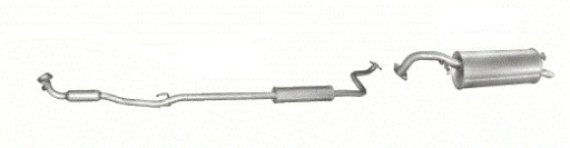 Глушители в сборе Toyota Yaris 1,3 02-05r.