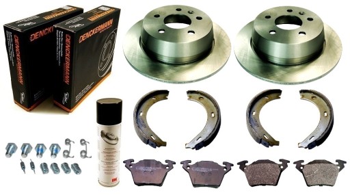 Диски колодки MERCEDES VITO W638 задняя система Bosch