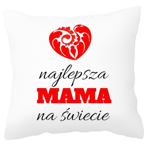 Prezent Dla Mamy Najlepsza Mama Poduszka 6961241884 Allegro Pl