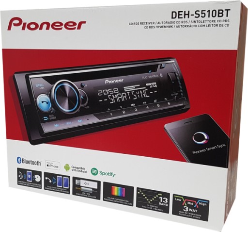 Pioneer Deh S510bt Radio Samochodowe Bt Usb Mp3 Cd 7677783224 Sklep Internetowy Agd Rtv Telefony Laptopy Allegro Pl