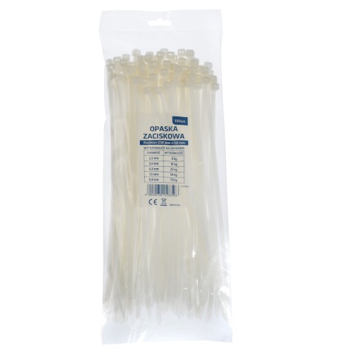 КАБЕЛЬНЫЕ Стяжки КАБЕЛЬНЫЕ Стяжки 250х4,8мм 100шт.