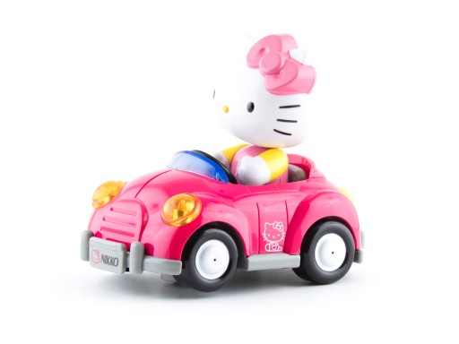 GO,GO Hello Kitty CAR RC 1/18 Nikko 180027 • Cena, Opinie - Allegro