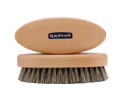 Saphir kefa na topánky Natural Brush Oval 13,5cm blanc