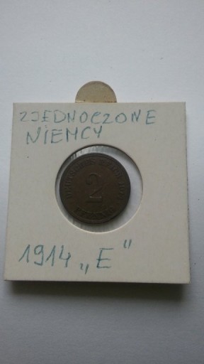 Zdjęcie oferty: 2 pfennige 1914 stan jak zdjeciu