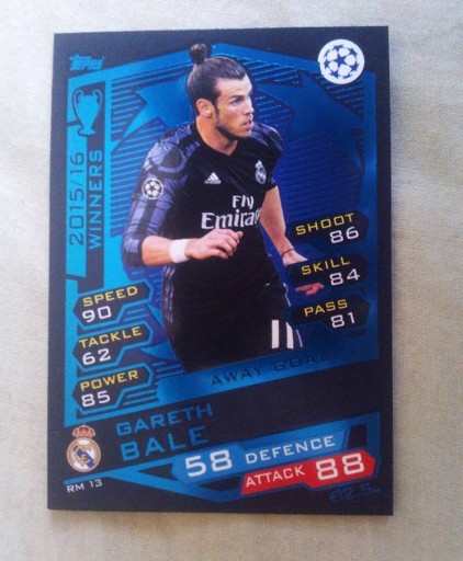 Zdjęcie oferty: Karta Topps Champions League 2016/17 - BALE