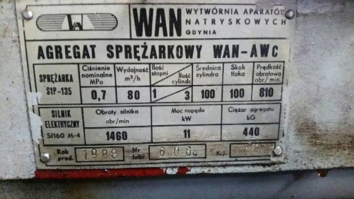 Zdjęcie oferty: Agregat sprężarkowy WAN-AWc