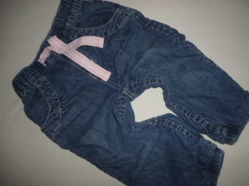 Zdjęcie oferty: H&M EXTRA SPODNIE PUMPY JEANS 92