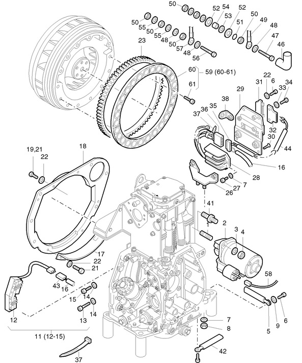 HATZ 1D81 1D90 DÉMARREUR ÉLECTRIQUE 50495901 photo 2 - milautoparts-fr.ukrlive.com