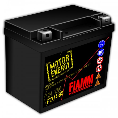 BATERÍA FIAMM FTX14-BS OEM MERCEDES W211 FACTURA-VAT 