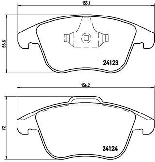 DISQUES I SABOTS DE FREIN BREMBO AVANT - FORD S-MAX photo 3 - milautoparts-fr.ukrlive.com