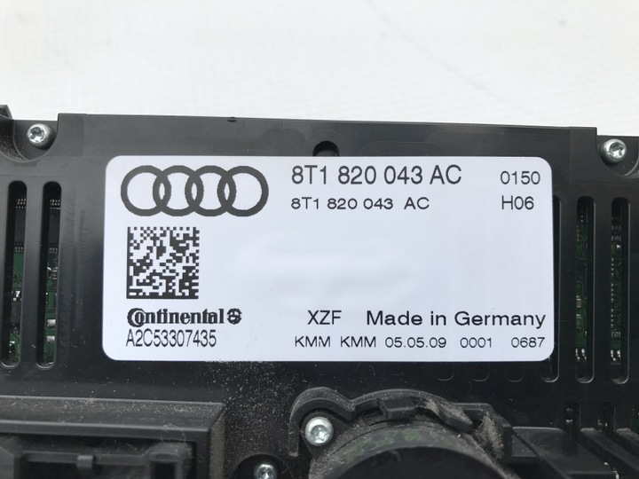 PANEL AIR CONDITIONER AUDI A5 8T A4 B8 8T1820043AC photo 15 - milautoparts-fr.ukrlive.com