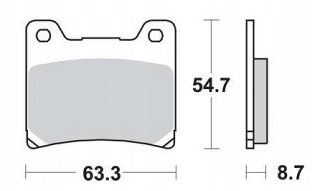 TRW LUCAS SABOTS DE FREIN DE FREIN KH88 ORGANIC YAMAHA TZR 125 88-00, FZR 600 89-95 photo 9 - milautoparts-fr.ukrlive.com