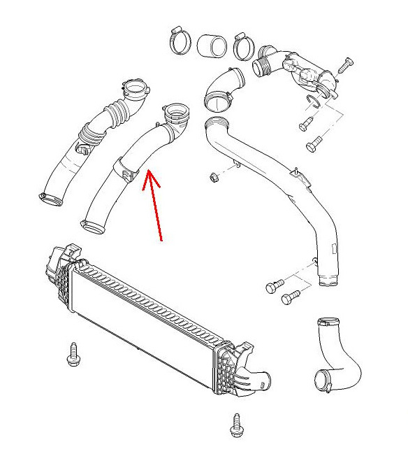 FORD FOCUS MK2 FACELIFT 2008 - 2011 1.6 TDCI DPF CABLE RADIATOR photo 2 - milautoparts-fr.ukrlive.com