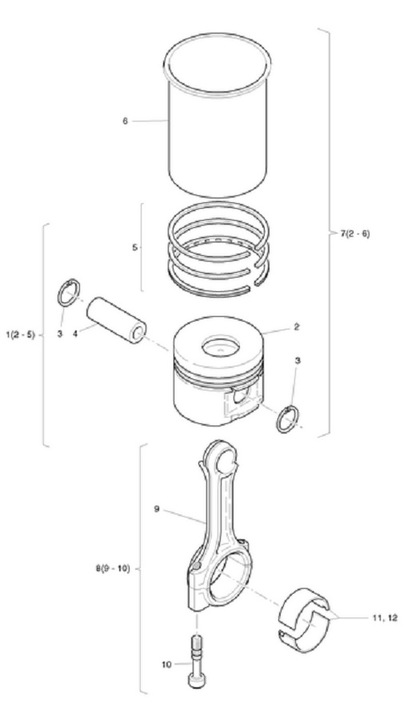 HATZ 1B20 PISTON COMPLET 01387501 photo 2 - milautoparts-fr.ukrlive.com