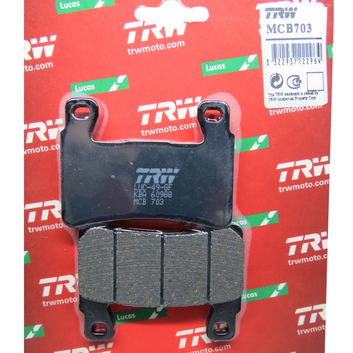 TRW SABOTS DE FREIN DE FREIN MCB703 photo 3 - milautoparts-fr.ukrlive.com