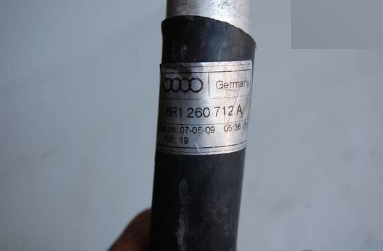 AUDI Q5 TUBE CABLE AIR CONDITIONER 8R0260707G photo 2 - milautoparts-fr.ukrlive.com