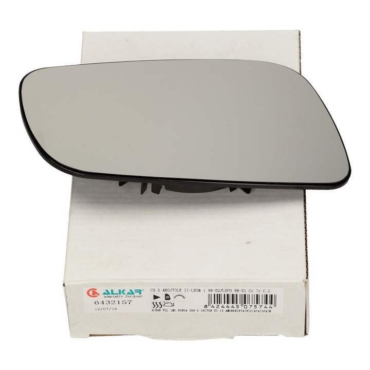 LINER MIRRORS SEAT ALHAMBRA. AROSA. LEON. TOLEDO II. SKODA SUPERB I. VW P photo 2 - milautoparts-fr.ukrlive.com