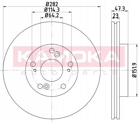 KAMOKA 1031097 DISQUE DE FREIN photo 5 - milautoparts-fr.ukrlive.com