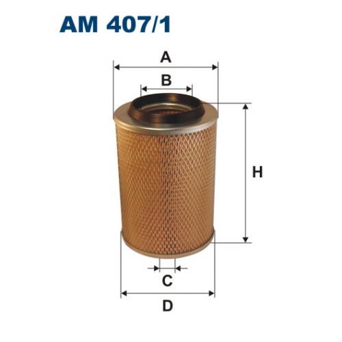 FILTER AIR AM407/1 MERCEDES MB100-MB180 photo 5 - milautoparts-fr.ukrlive.com