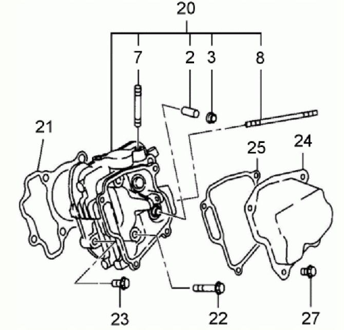 WACKER WM170 GARNITURE SOUS CULASSE 0156457 photo 2 - milautoparts-fr.ukrlive.com