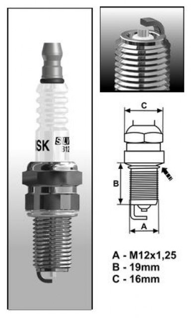 PLUG BRISK SILVER RACING BR12S 1522 photo 2 - milautoparts-fr.ukrlive.com