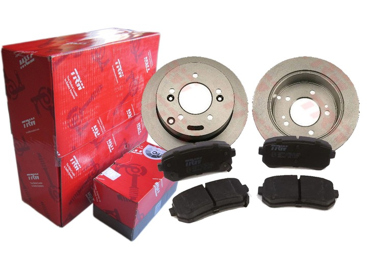 DISCS + PADS TRW REAR KIA SPORTAGE FROM 2004 photo 1 - milautoparts-fr.ukrlive.com