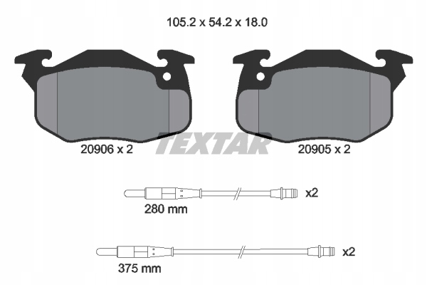 DISQUES SABOTS DE FREIN TEXTAR AVANT CITROEN ZX 247MM photo 3 - milautoparts-fr.ukrlive.com