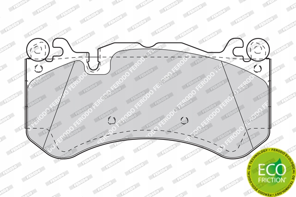 SABOTS DE FREIN FERODO AVANT - MERCEDES GL X166 GL63 AMG photo 2 - milautoparts-fr.ukrlive.com