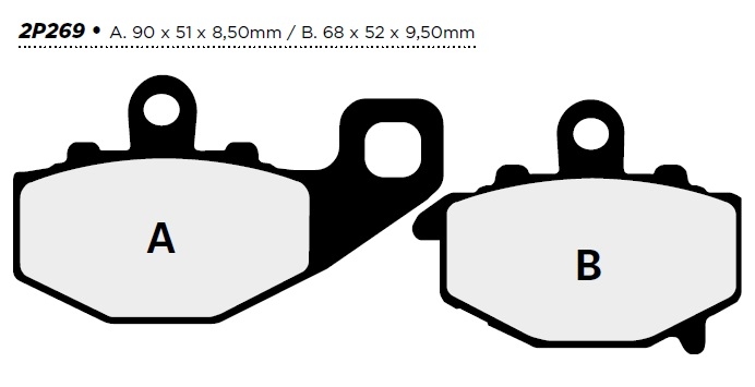 PLAQUETTES NISSIN KAWASAKI EX 650 NINJA KLE 650 VERSYS